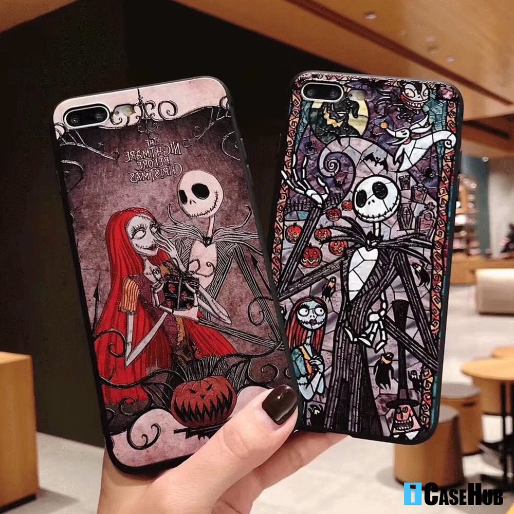 3D Halloween Corpse Bride Soft iPhone Case